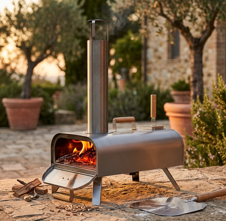 FornoVivo Nomade – Four à Pizza Portatif Acier Inoxydable