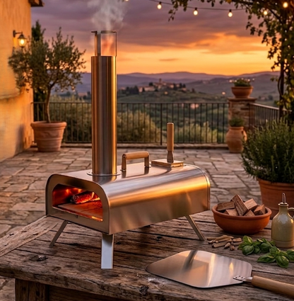 FornoVivo Nomade – Four à Pizza Portatif Acier Inoxydable